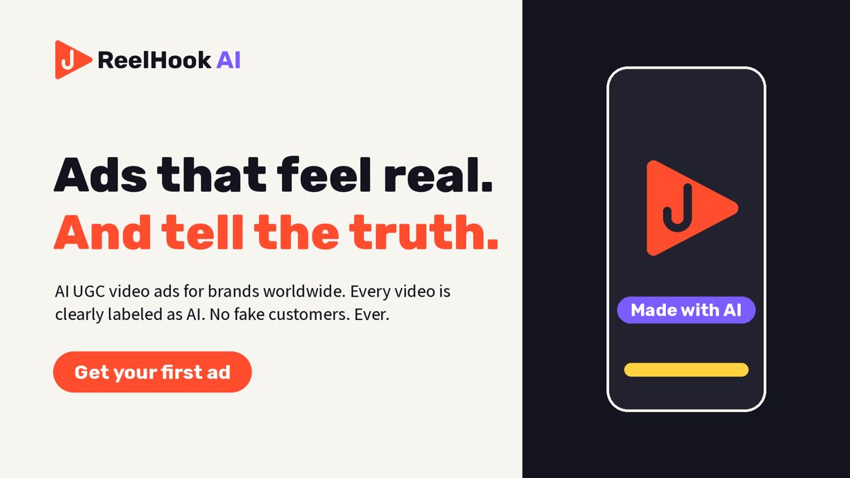 ReelHookAI vertical video ad mockups